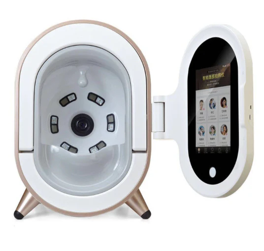 Machine d'analyse de peau miroir professionnelle 3D Scanner de peau du visage Analyse de la peau